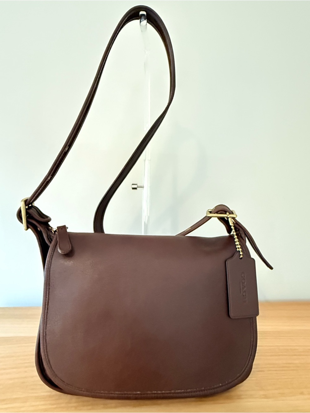 Vintage Coach Patricia 9951 in Mahogany Glove Tanned Leather 🤎
